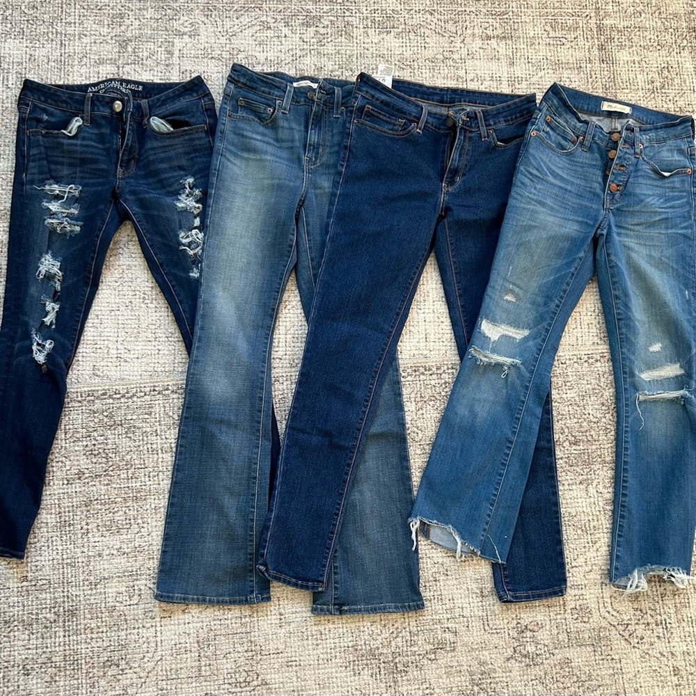 Levi's, Madewell, American Eagle Jens Bundle - Picture 3 of 6